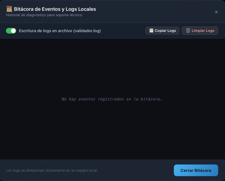 Bitácora y Logs 100% en tu Computadora